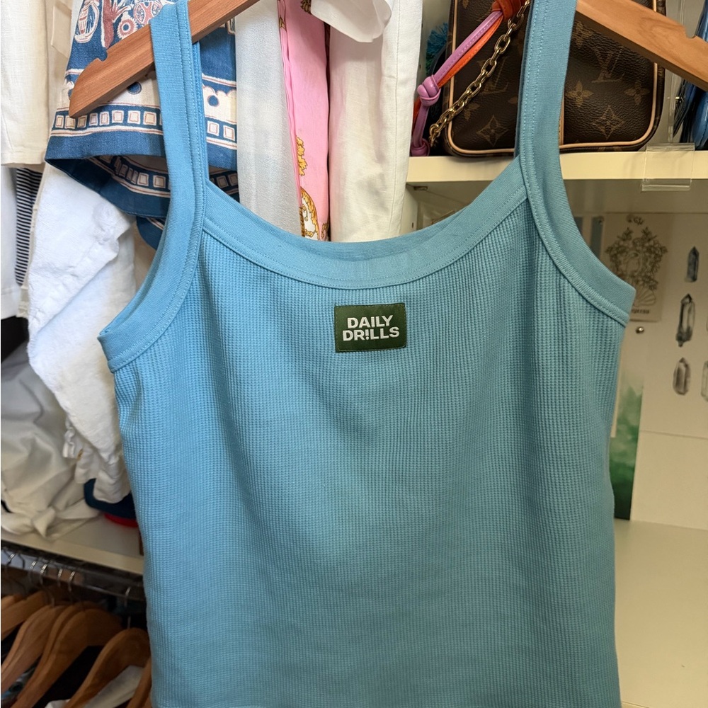 Daily Drills Blue Tank Top